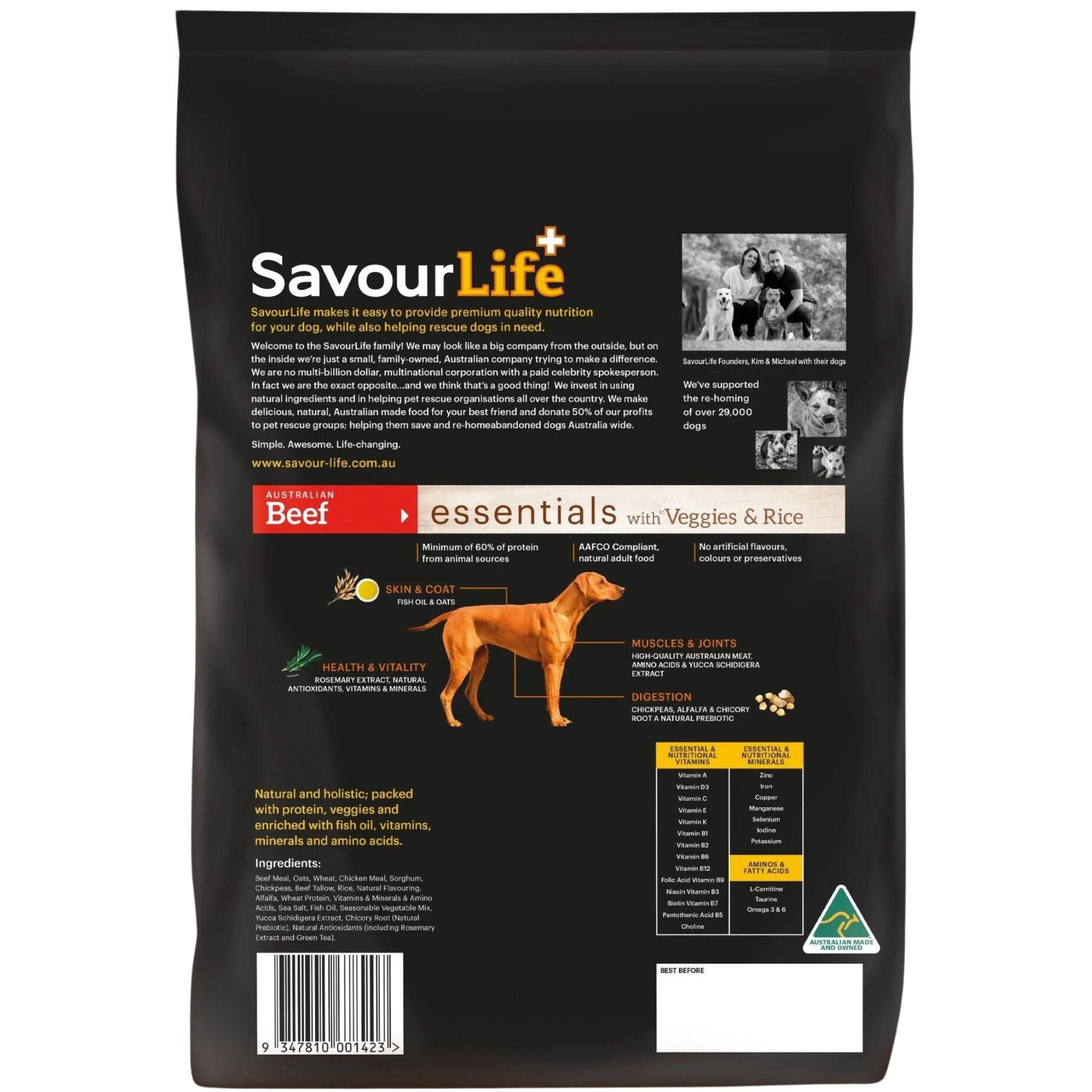 SavourLife Essentials Australian Beef Dry Dog Food