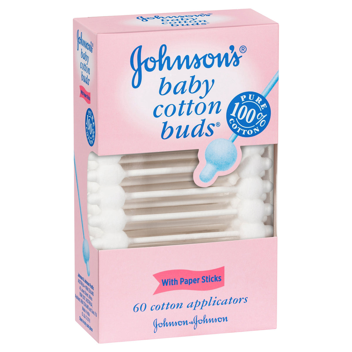 Johnson's Baby cotton buds pack front
