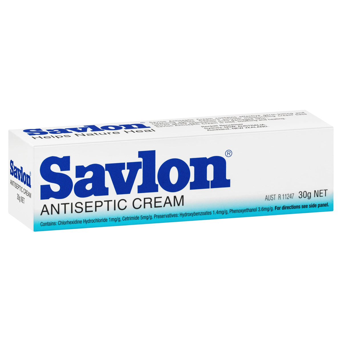 Savlon Antiseptic Cream 30g tube and carton front