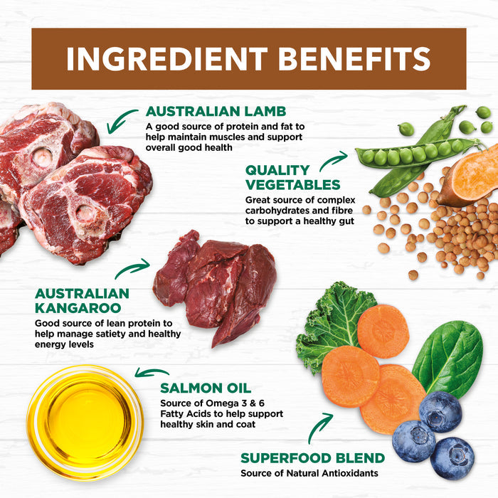 Ivory Coat Grain Free Adult All Breeds Dry Dog Food Lamb & Kangaroo