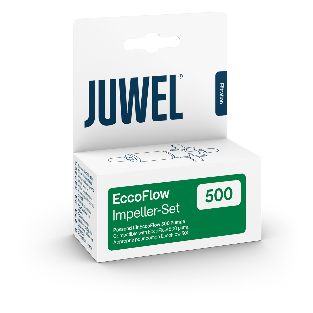 Juwel Eccoflow impeller set 500 shown from the side