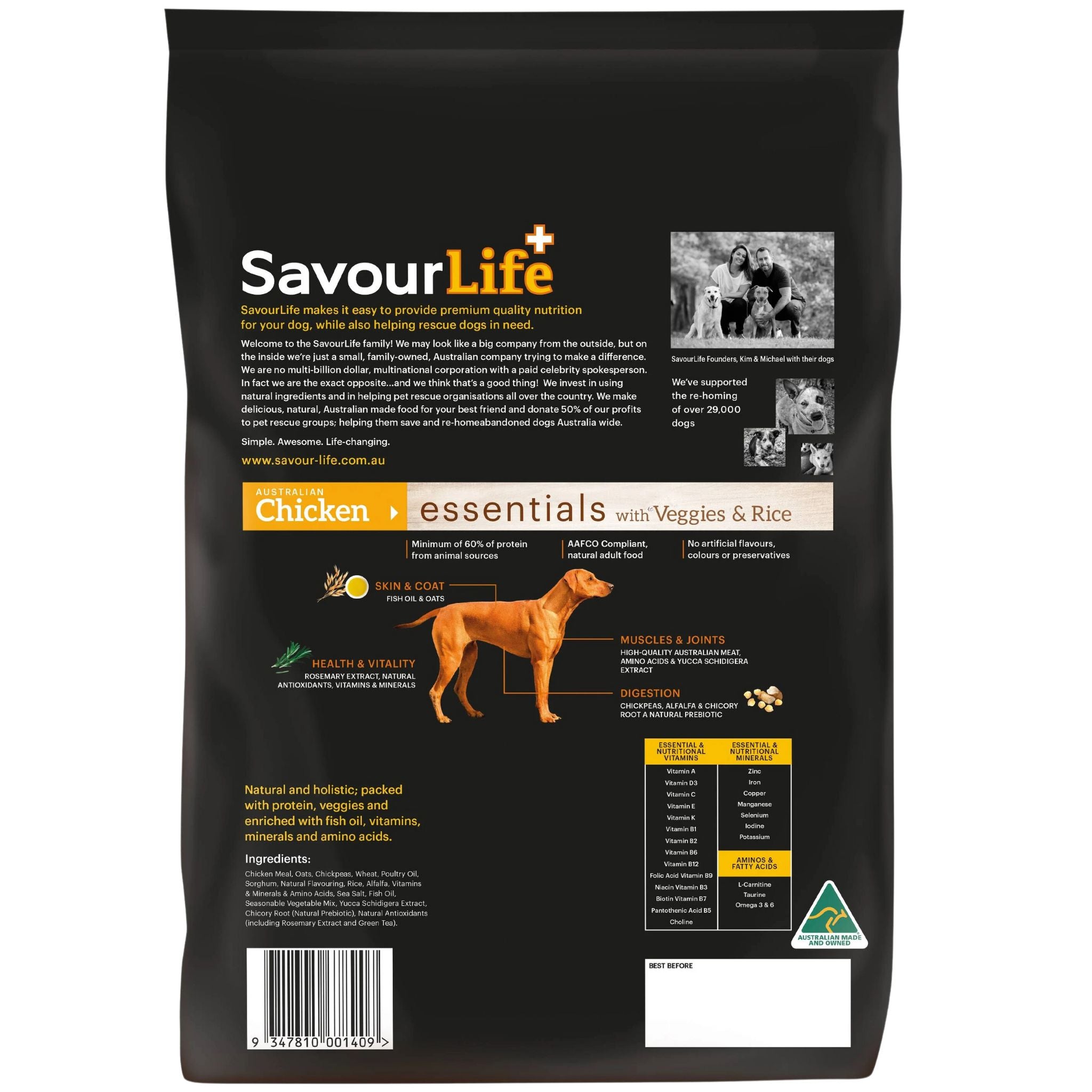 SavourLife Essentials Australian Chicken Dry Dog Food