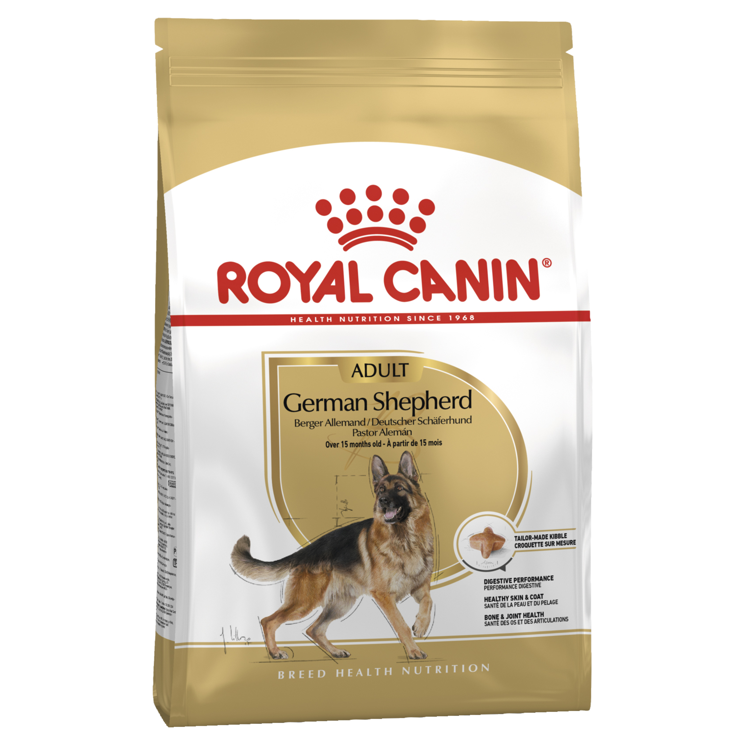 Royal Canin German Shepherd Dry Dog Food front of pack