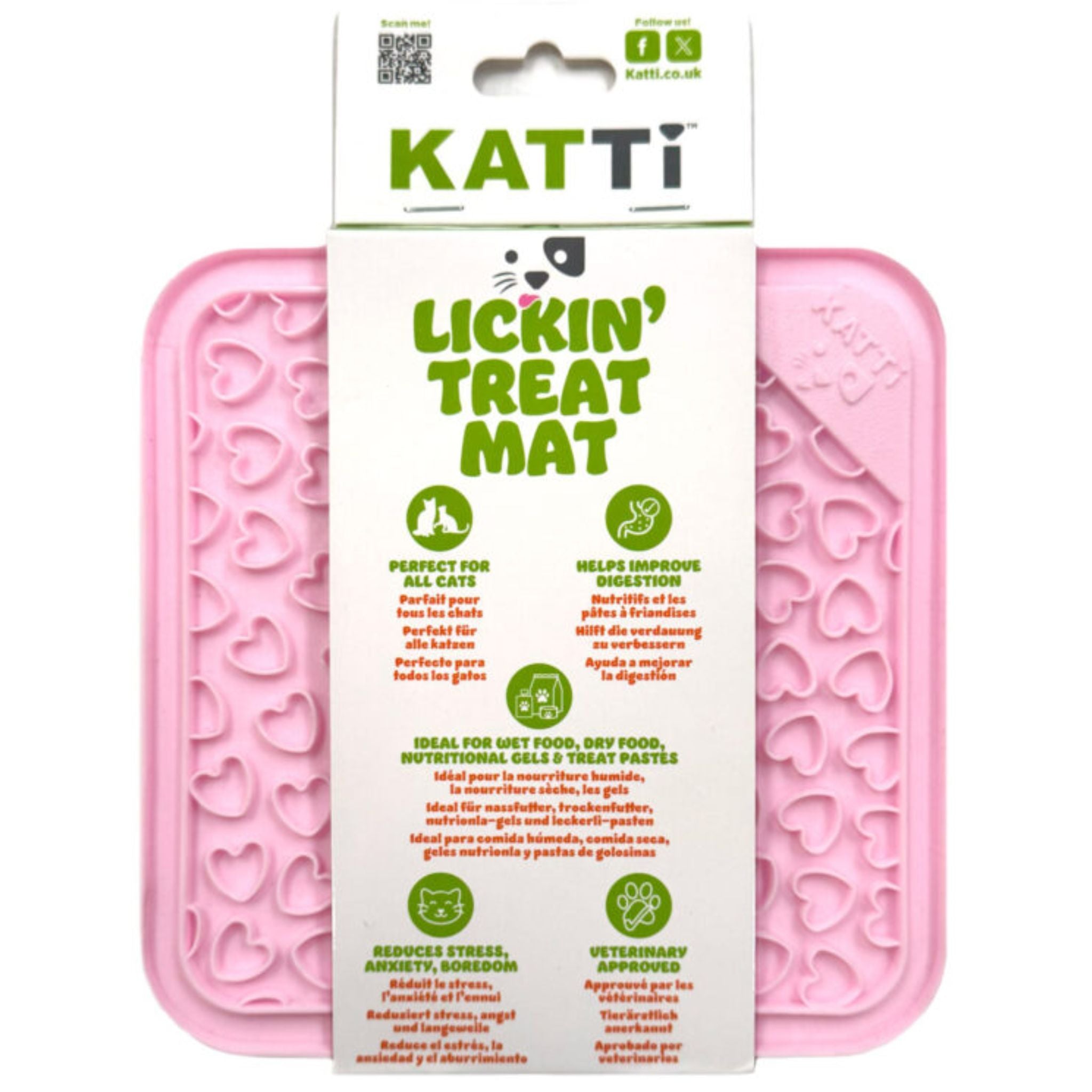 Katti Lickin Treat Mat Heart