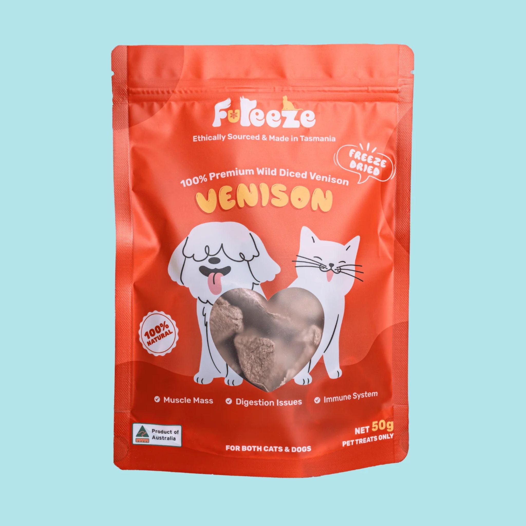FuReeze Venison Freeze Dried Pet Treats