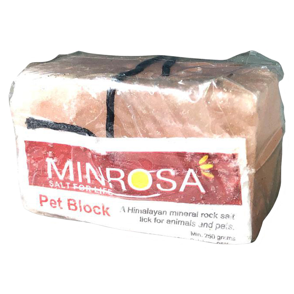Minrosa Pet Blocks Mineral Lick for Dogs front of pack