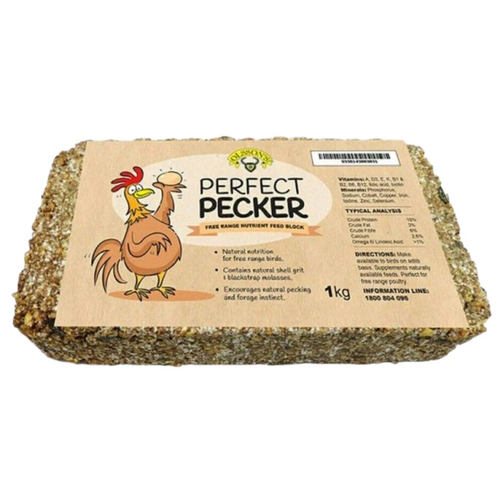 Olssons The Perfect Pecker Poultry Block front of pack