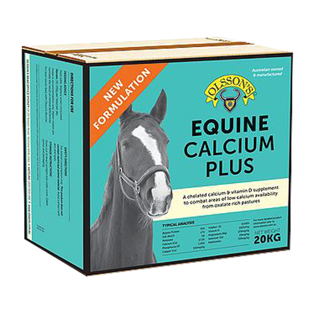Olssons Equine Calcium plus Block front of pack