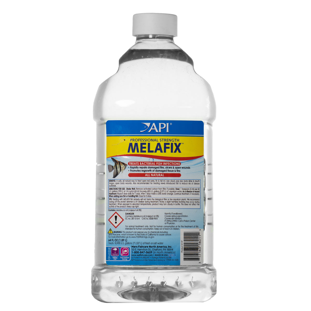 API Melafix Professional Strength Freshwater Fish Infection Remedy - 1.89l