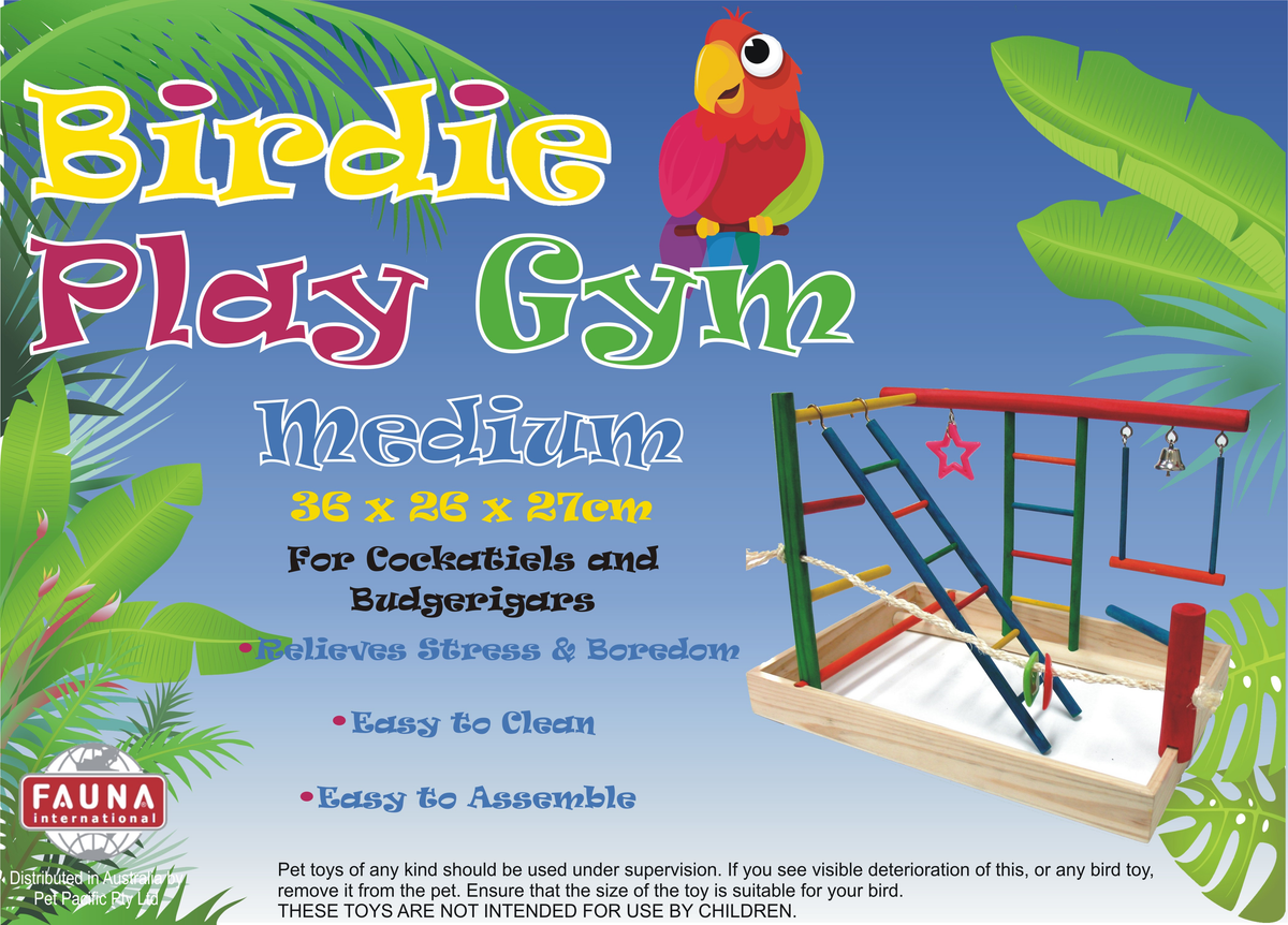 Birdie Play Gym Centre Medium – pack front