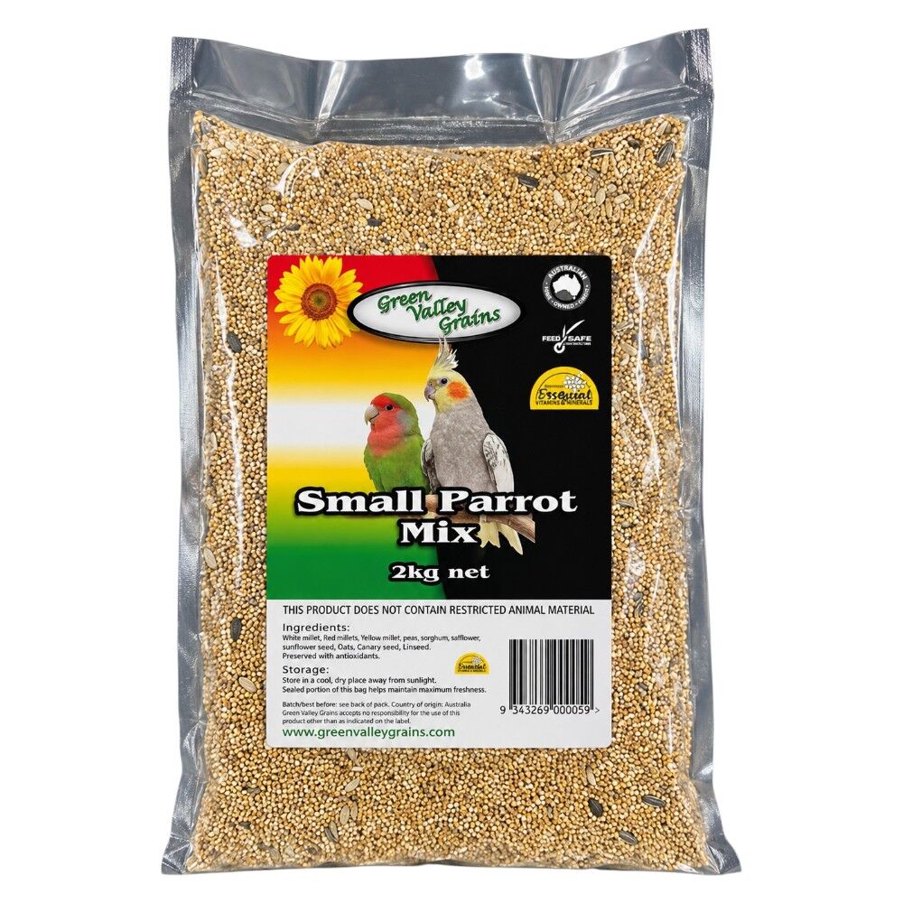 Green Valley Small Parrot Seed Mix Bird Food product pack shot