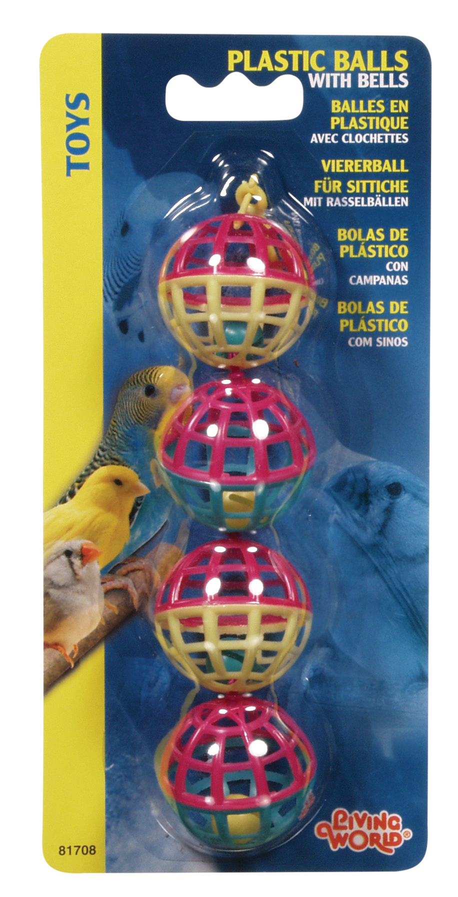 Living World Plastic Balls with Bells