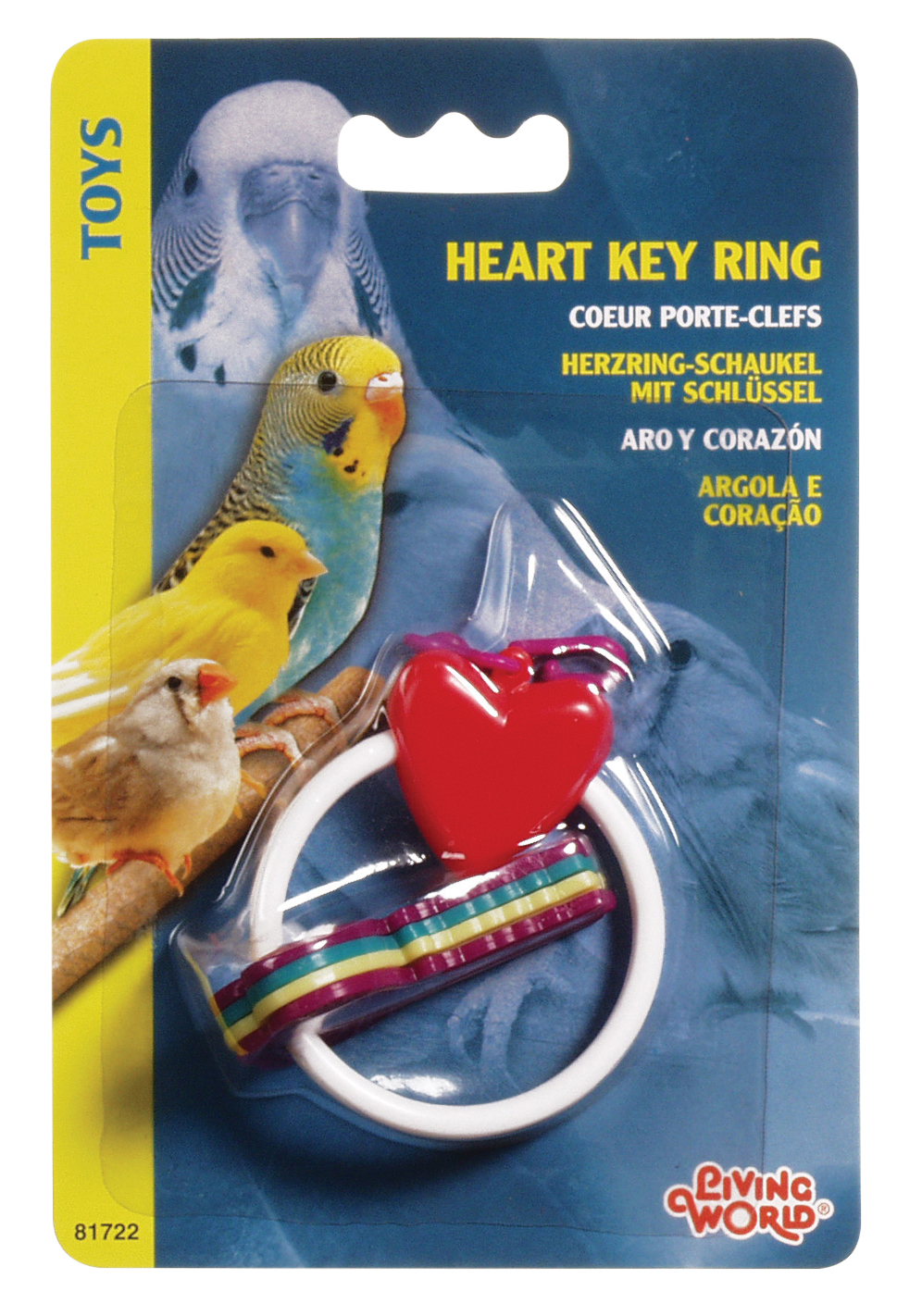 Living World Heart Keyring