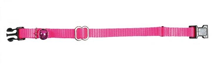 Prestige Pet Adjustable Cat Collar - 13-25cm Hot Pink