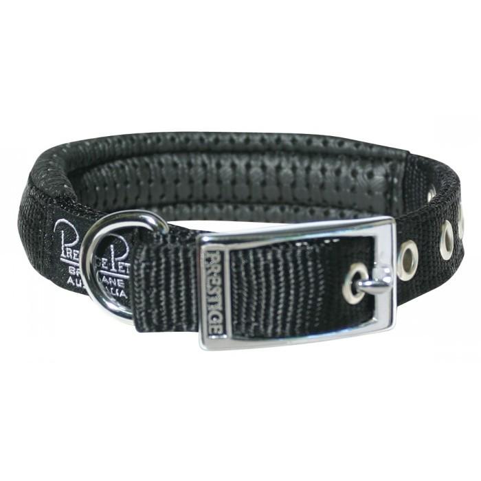 Prestige Pet Soft Padded Dog Collar - 46cm Black
