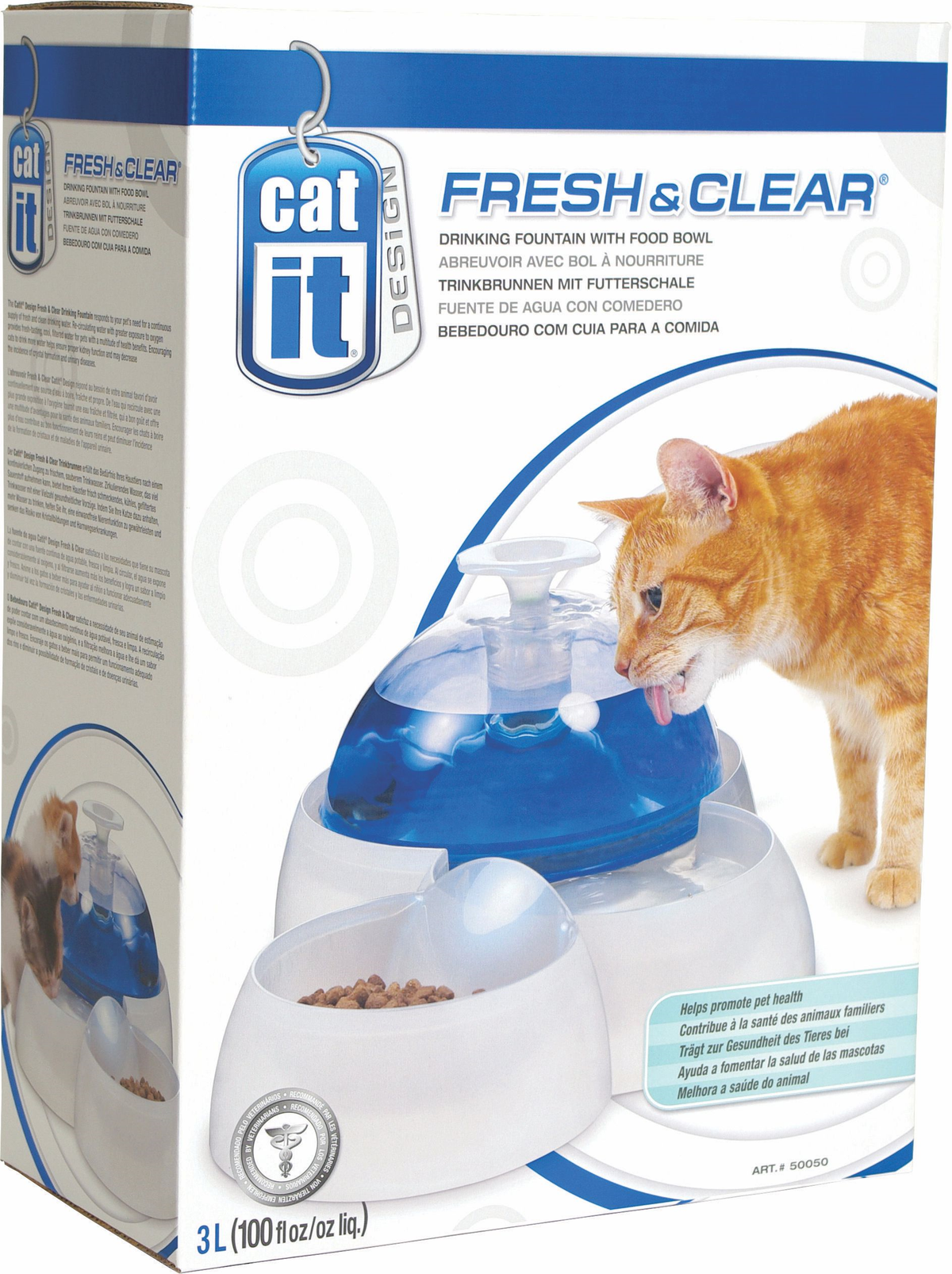 Catit Cat Drinking & Feeding Station 3L