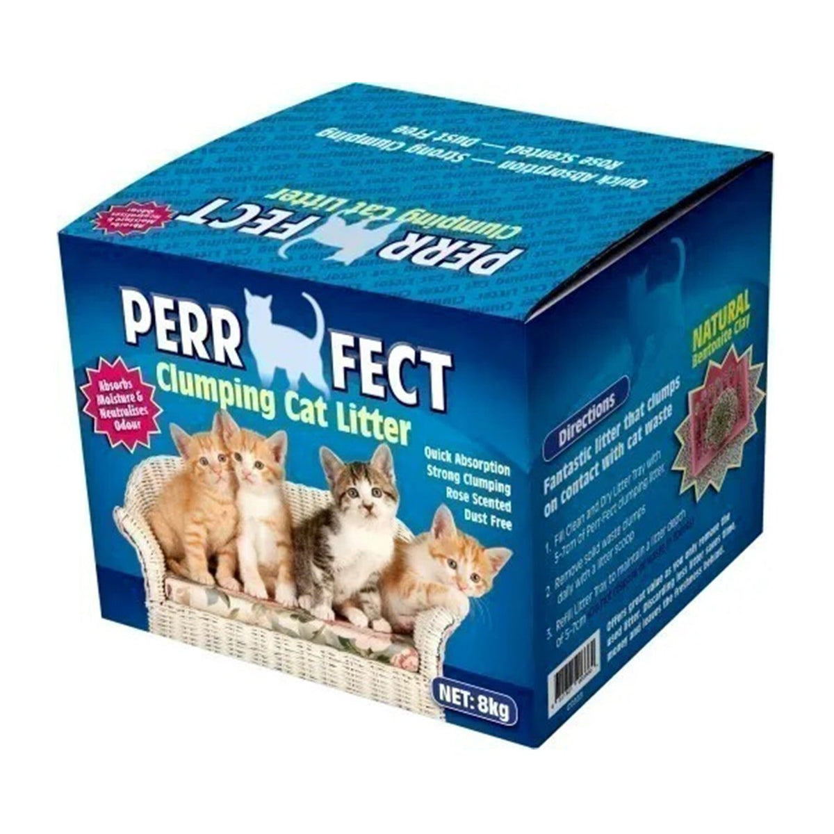 Perrfect Cat Clumping Cat Litter front of pack
