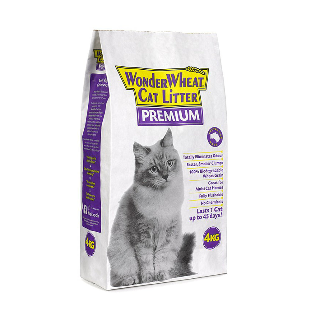 Wonder Wheat Premium Cat Litter product pack shot