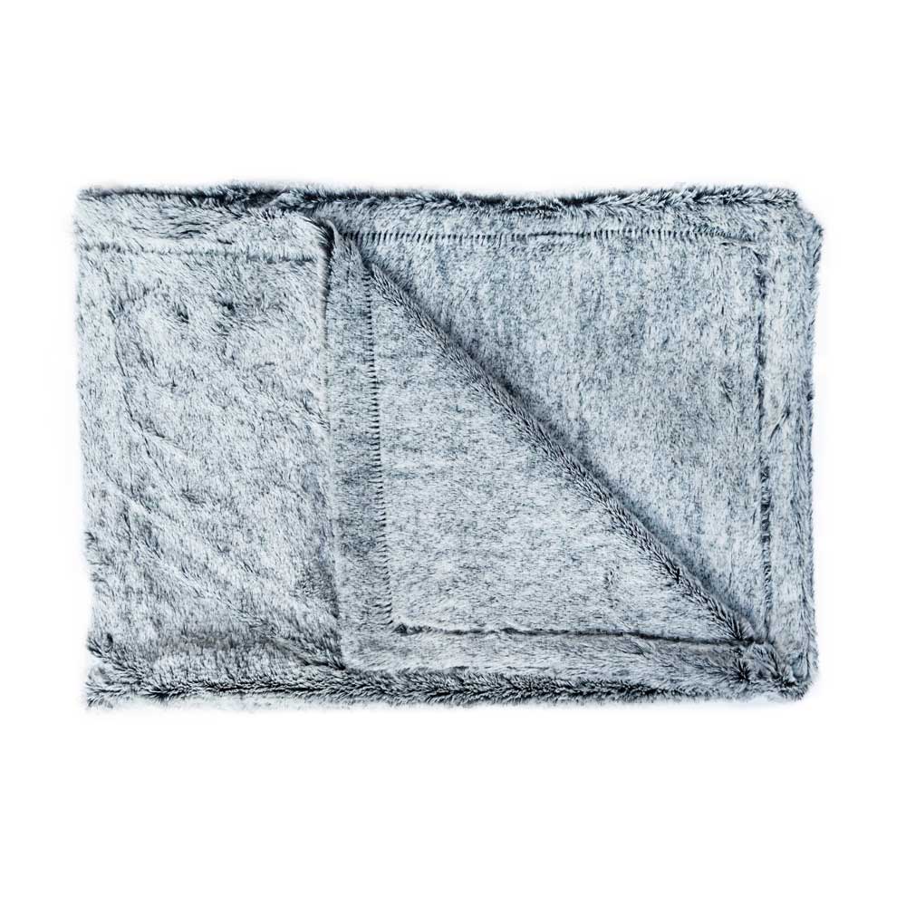 Close-up of the Artic faux fur pile on the Superior Pet Goods Calming Pet Blanket