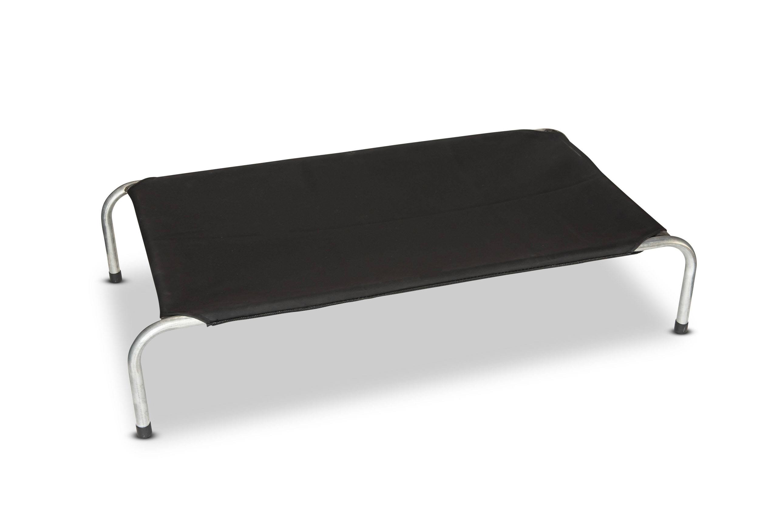 Superior Pet Goods Canvas/Twill raised dog bed, alternate angle