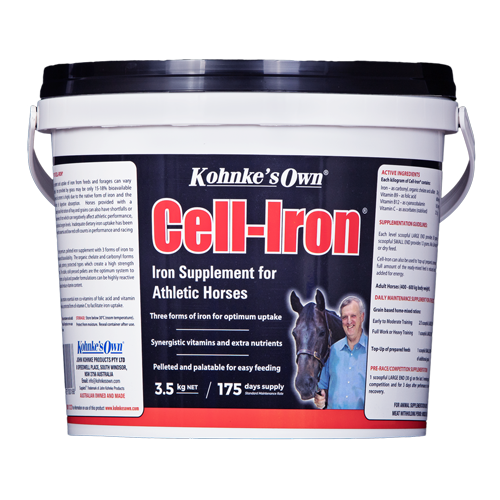 Kohnke's Own Cell-Iron horse supplement 3.5kg pack