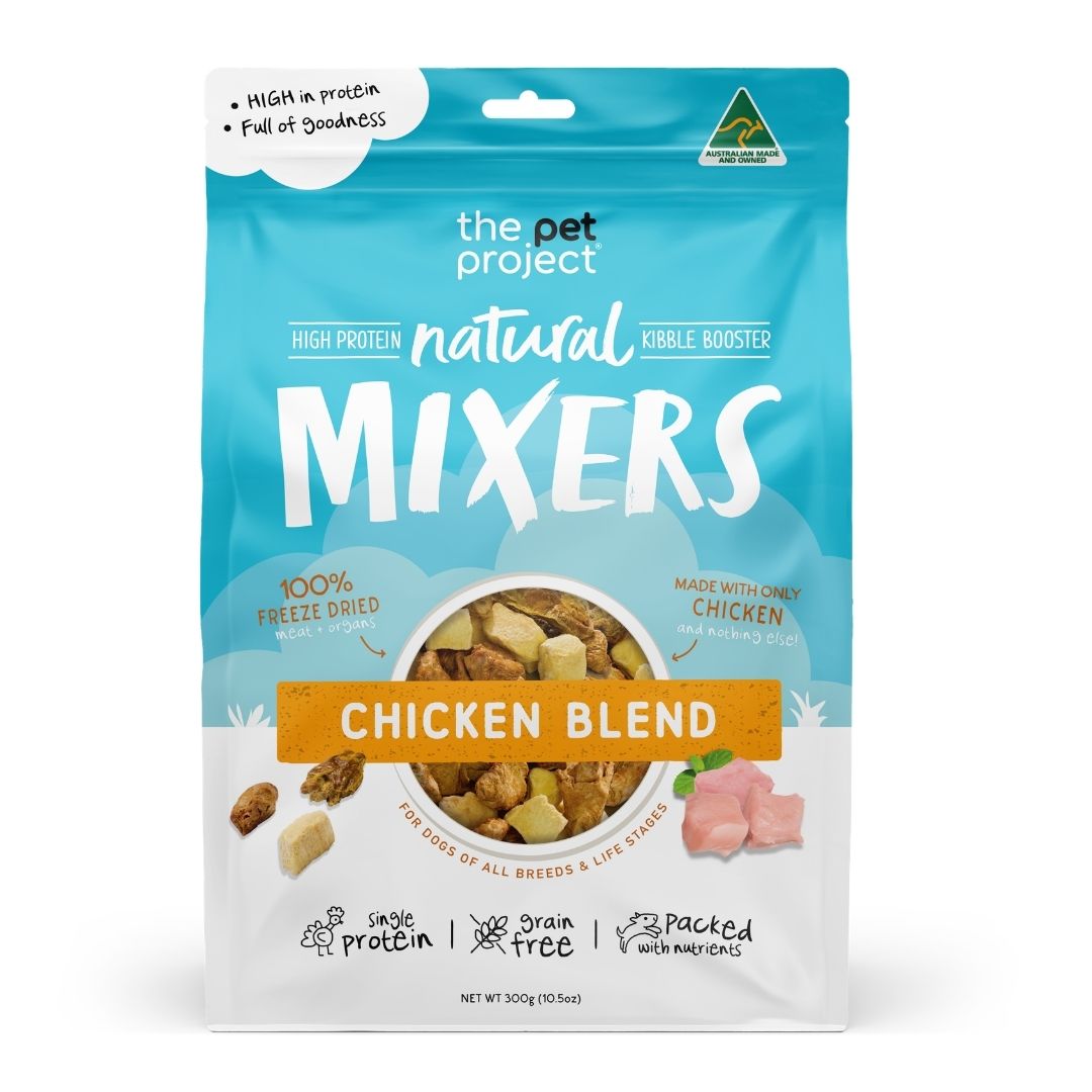 The Pet Project Mixers Chicken 300g pouch front of pack