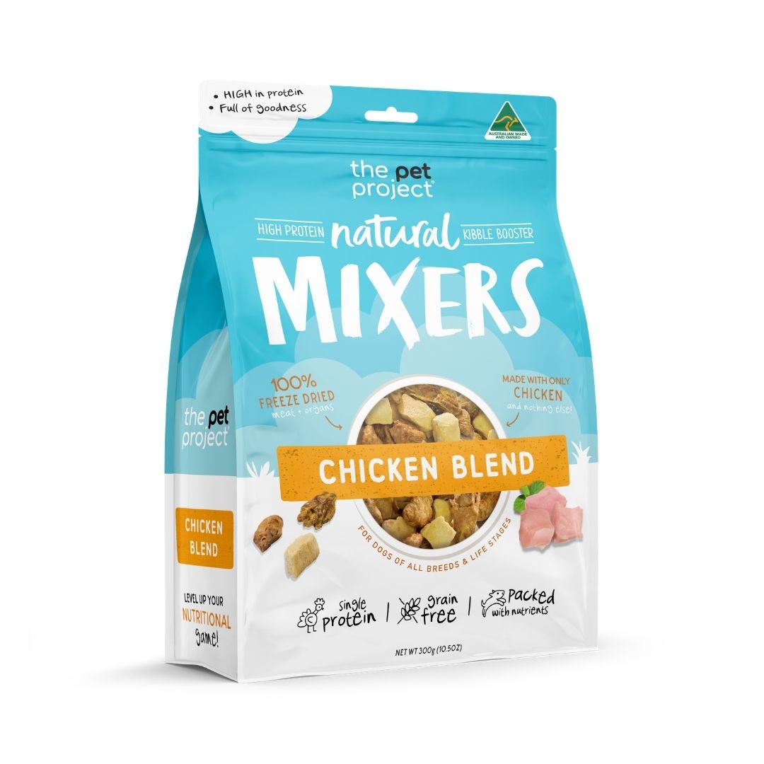 The Pet Project Mixers Chicken pouch side panel