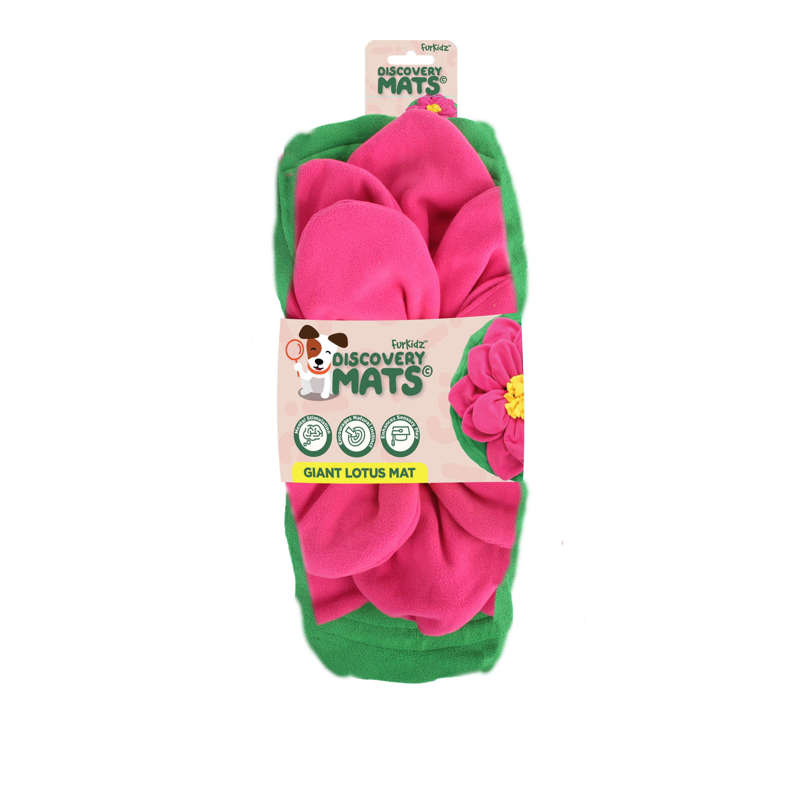 All for Paws AFP Dog Snuffle Giant Sunflower Mat - Green/Yellow