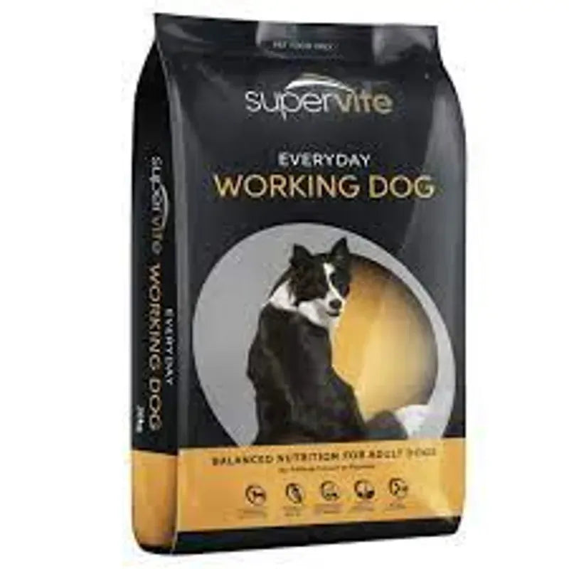 SuperVite Working Dog dry dog food 20kg bag front