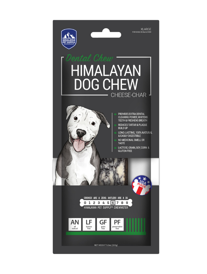 Himalayan Dog Chew - Cheese-Char - XLarge | PeekAPaw Pet Supplies