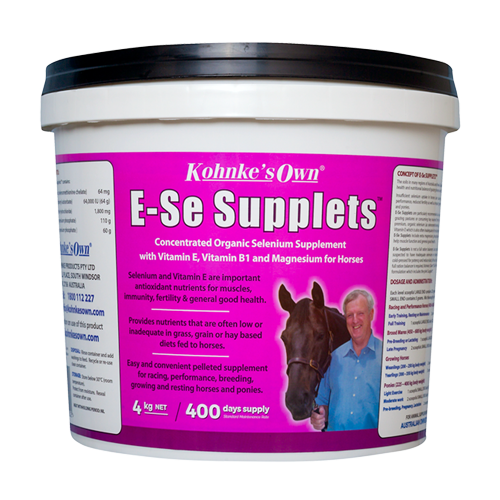 Kohnke's Own E-Se Supplets horse selenium supplement 4kg pack