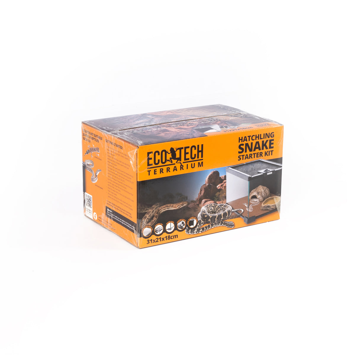 Eco Tech Hatchling Snake Kit 31 x 21 x 18cm | PeekAPaw Pet Supplies