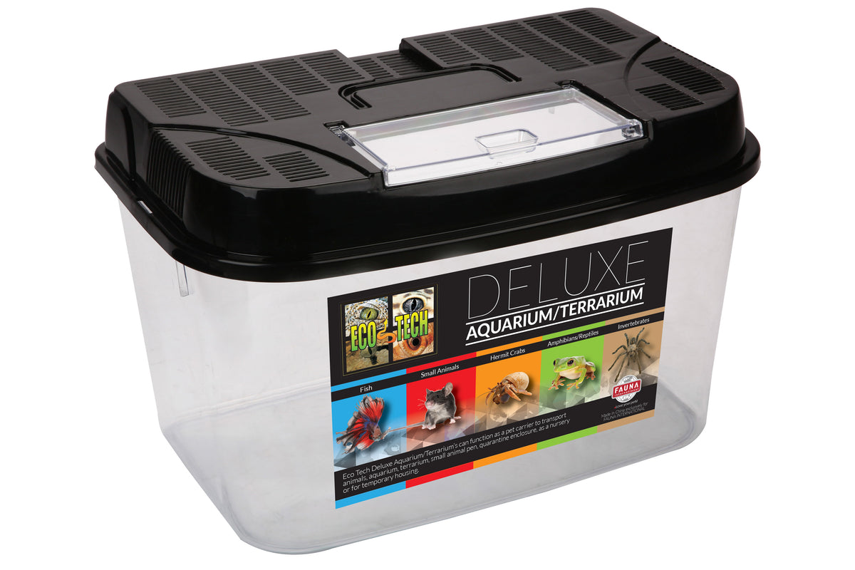 Eco Tech Plastic Aquarium & Terrarium - Extra Extra Large 43 x 27 x 24cm | PeekAPaw Pet Supplies