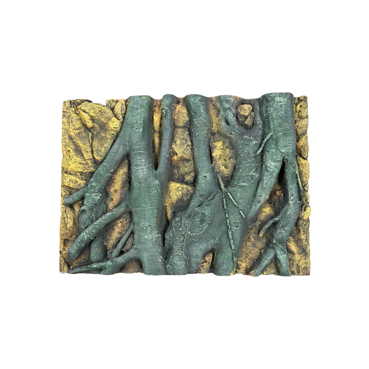 Eco Tech Mangrove Rock Wall Terrarium Background 58.5 x 5 x 41.5cm | PeekAPaw Pet Supplies
