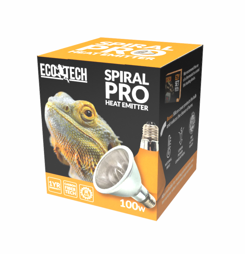 Eco Tech Spiral Heat Emitter - 100W | PeekAPaw Pet Supplies