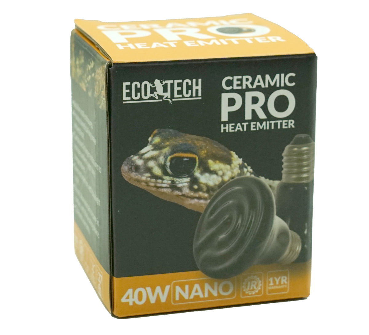 Eco Tech Nano Ceramic Heat Emitter - 40W | PeekAPaw Pet Supplies