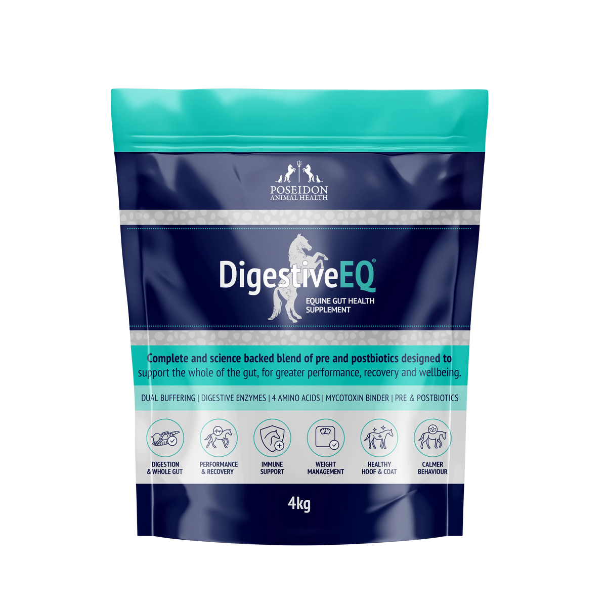 Poseidon Animal Health Digestive EQ 4kg sachet front of pack