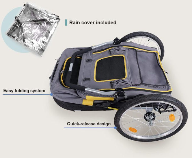 Ibiyaya The Hercules Tri-cyle Heavy Duty Pet Dog Cat Stroller