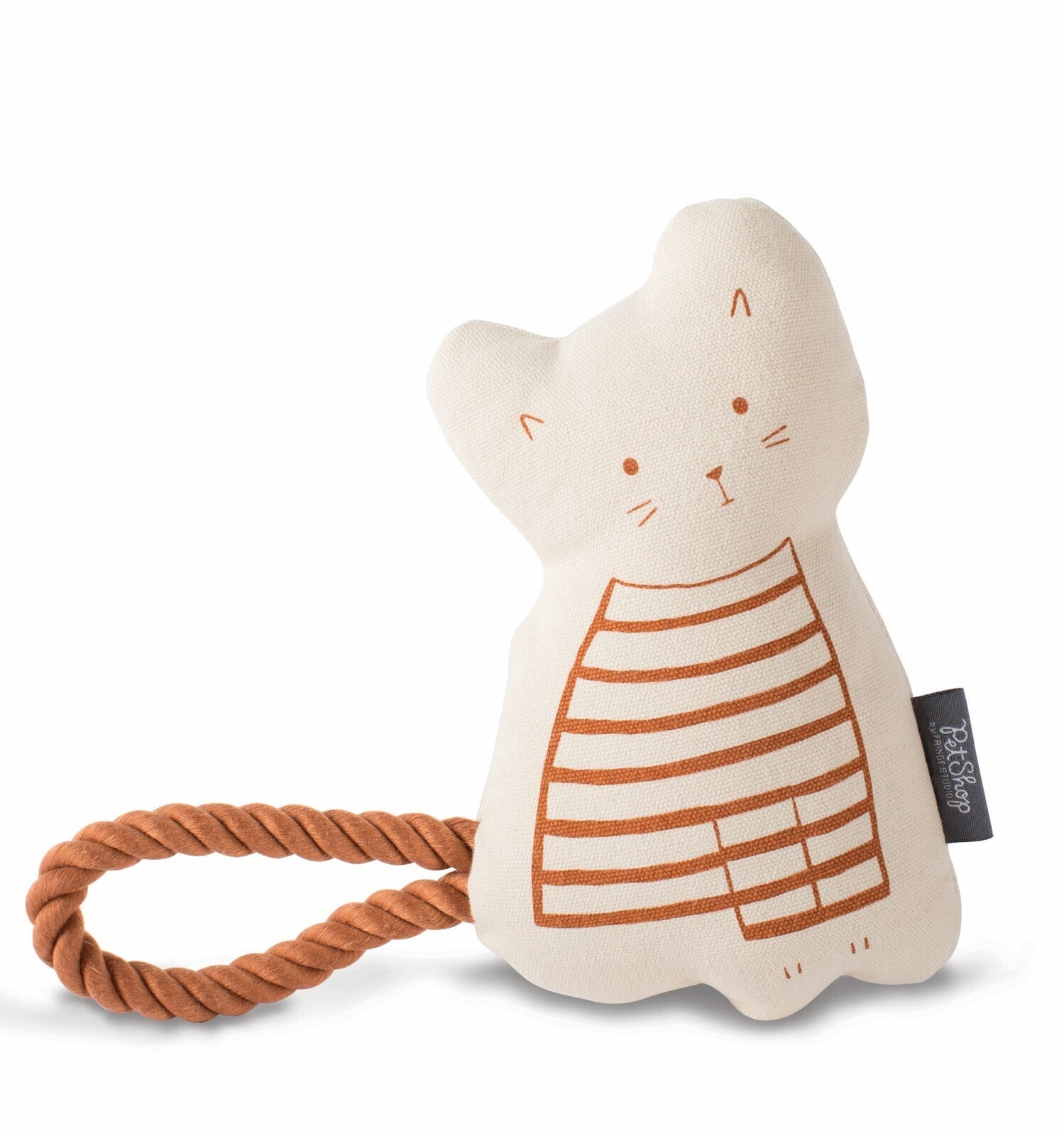 Fringe Studio Canvas Dog Toy - Miss Kitty - Default Title | PeekAPaw Pet Supplies