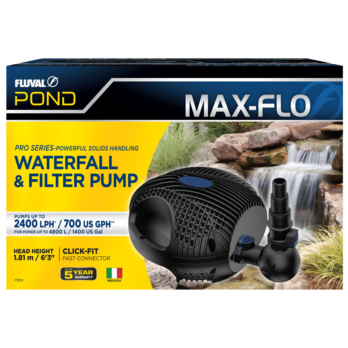 Fluval Pond Max-Flo power pump, 2400 L/h