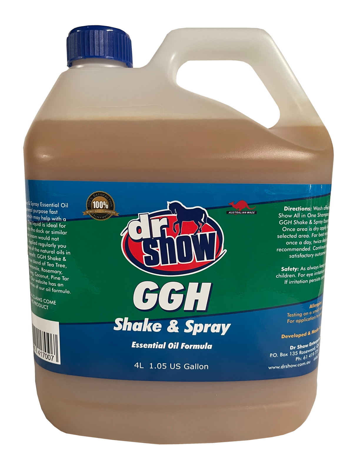 Dr Show GG Healer Shake and Spray 4 litre refill container