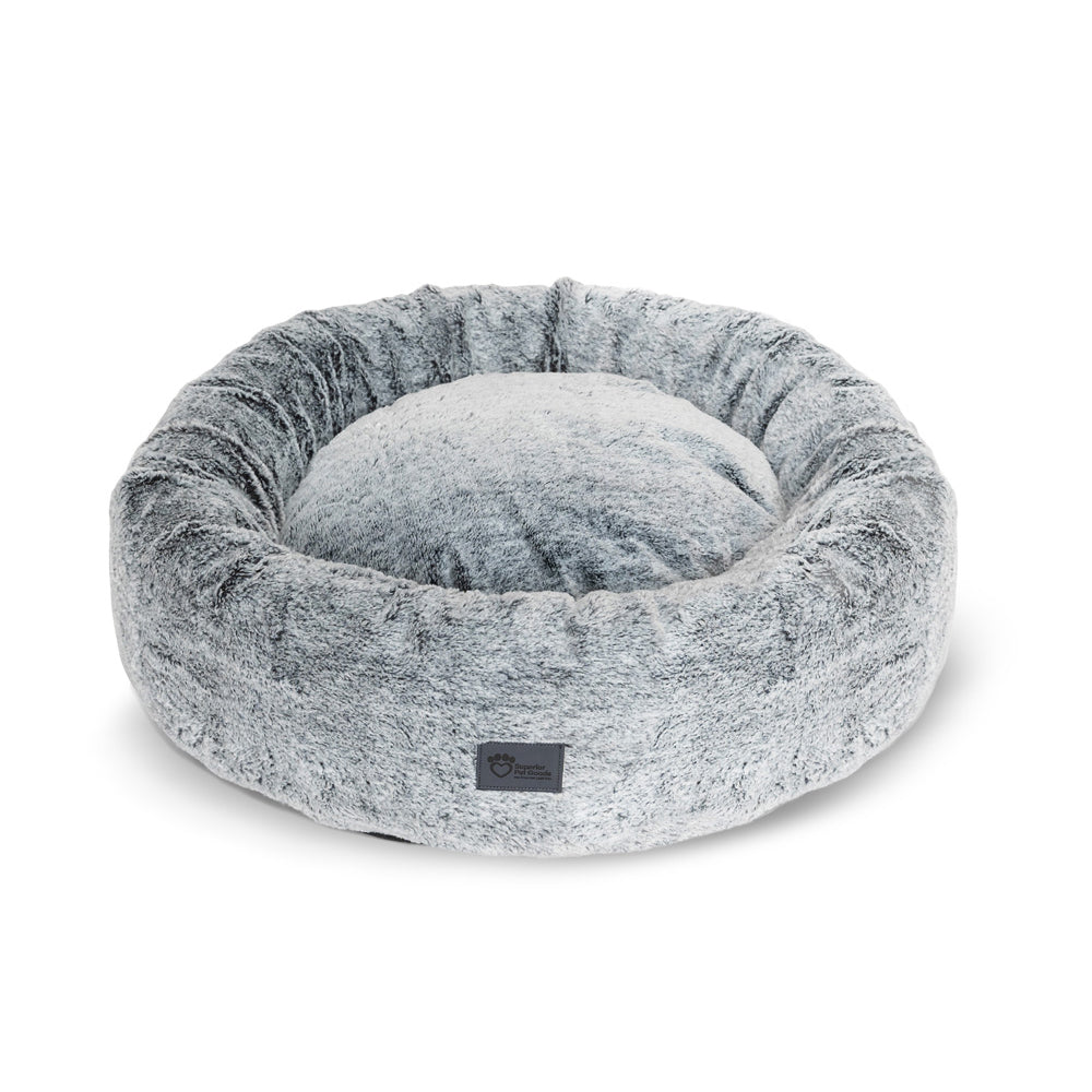 Superior Pet Goods Harley Dog Bed in Artic Faux Fur