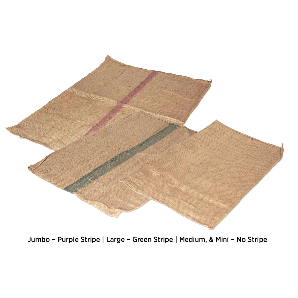 Size comparison of the Superior Pet Goods Original Hessian Bag
