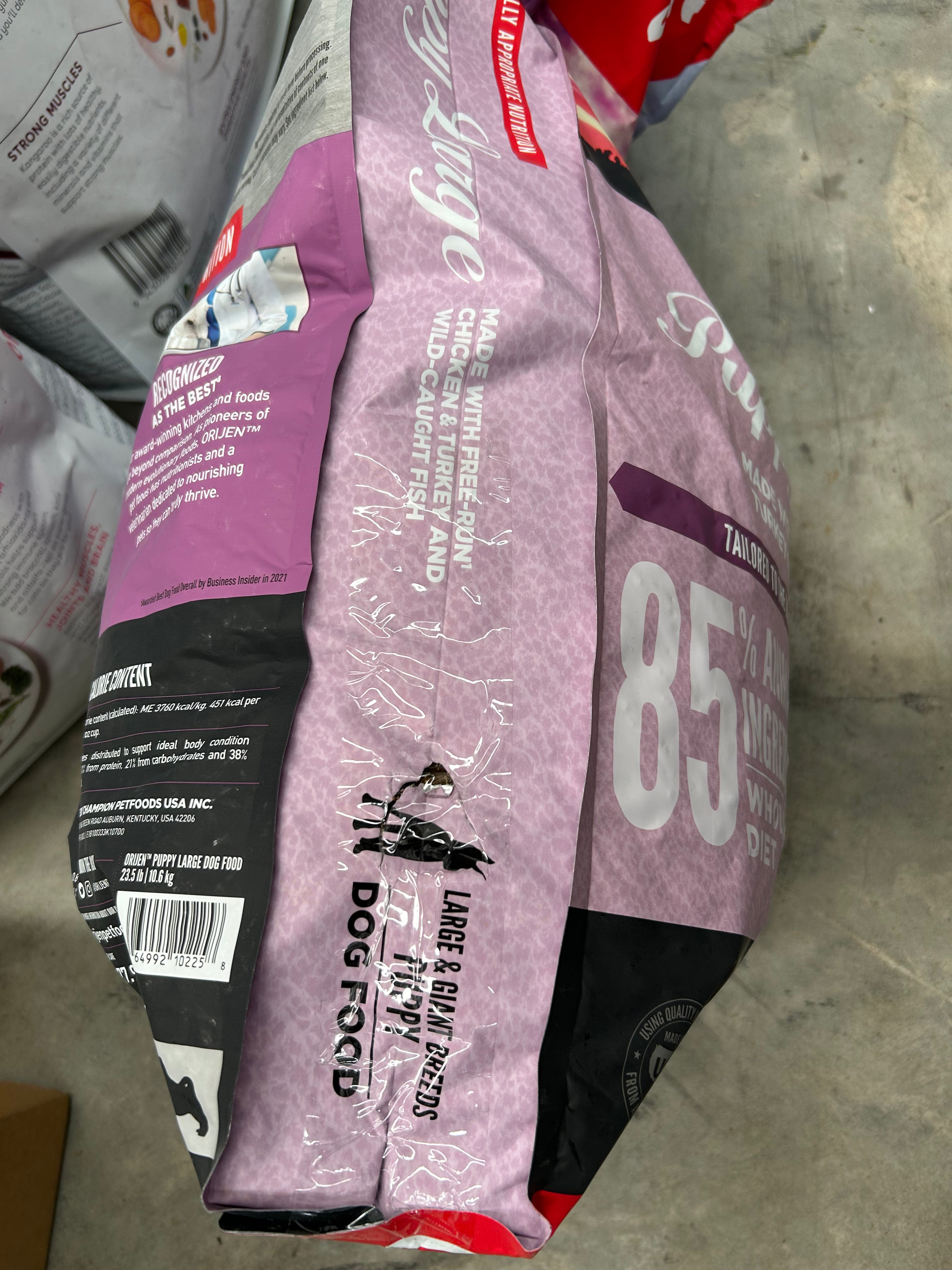 ORIJEN Biologically Appropriate Dry Dog Food Large Breed Puppy