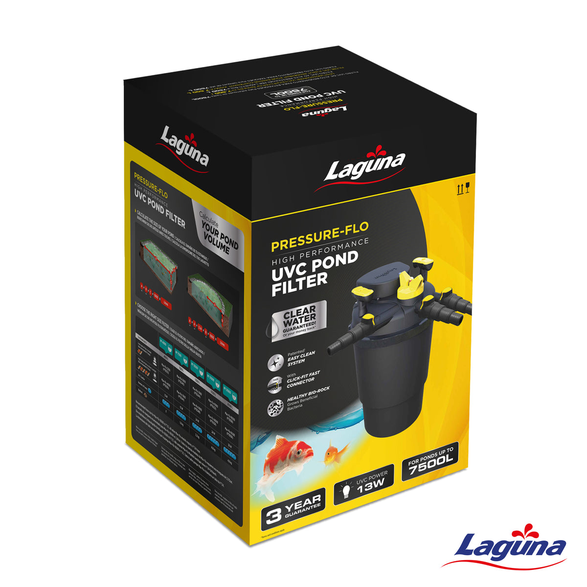 Laguna Pressure-Flo UVC pond filter 7500 | PeekAPaw Pet Supplies