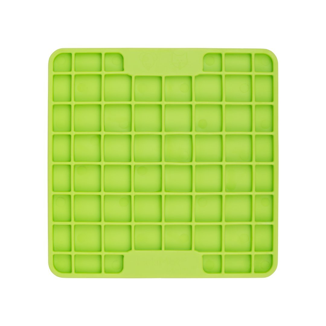 Lickimat Mini Playdate Slow Feeder Mat for Dogs - Green
