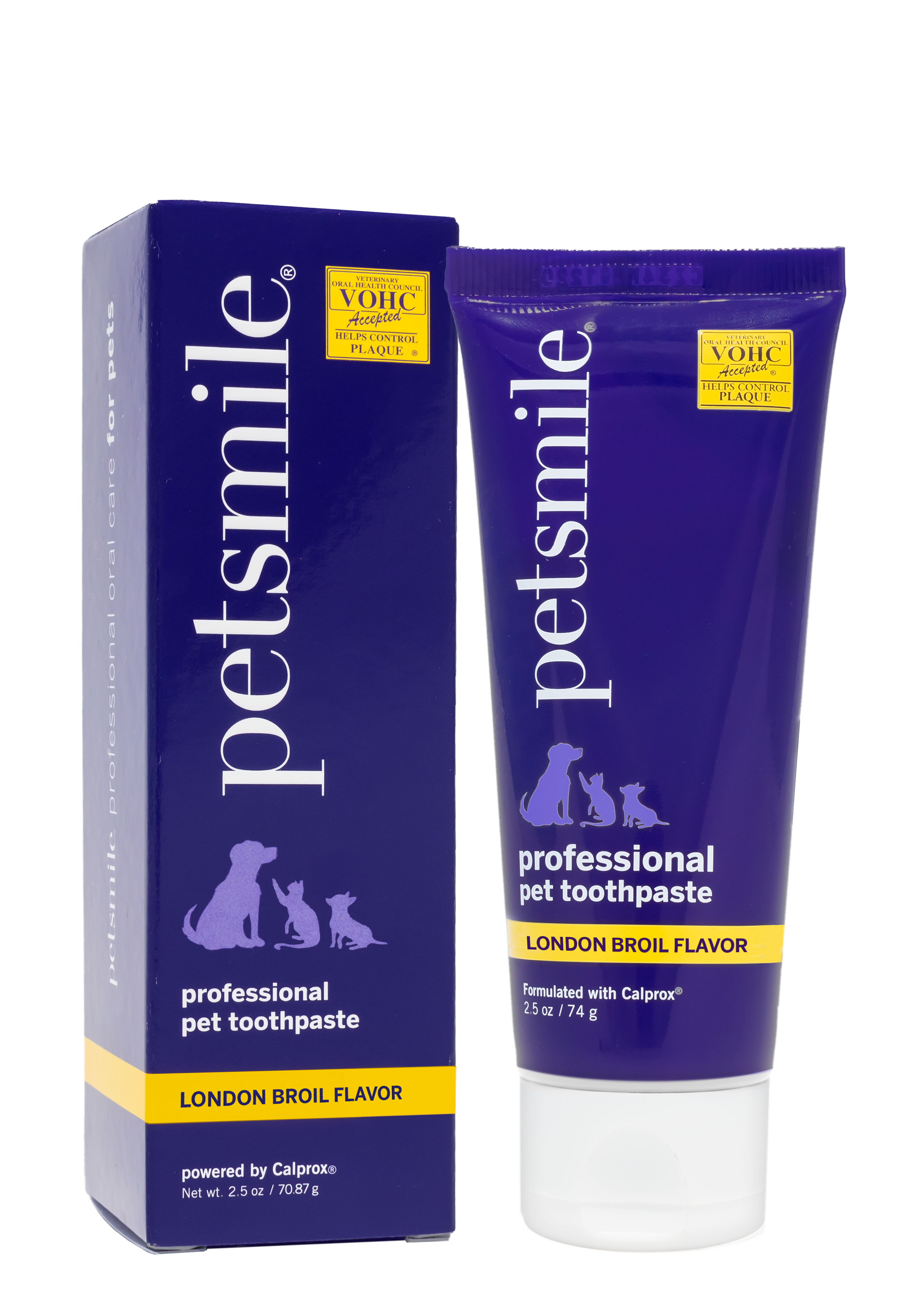 Petsmile Professional Pet Toothpaste - London Broil Flavor - Small | PeekAPaw Pet Supplies