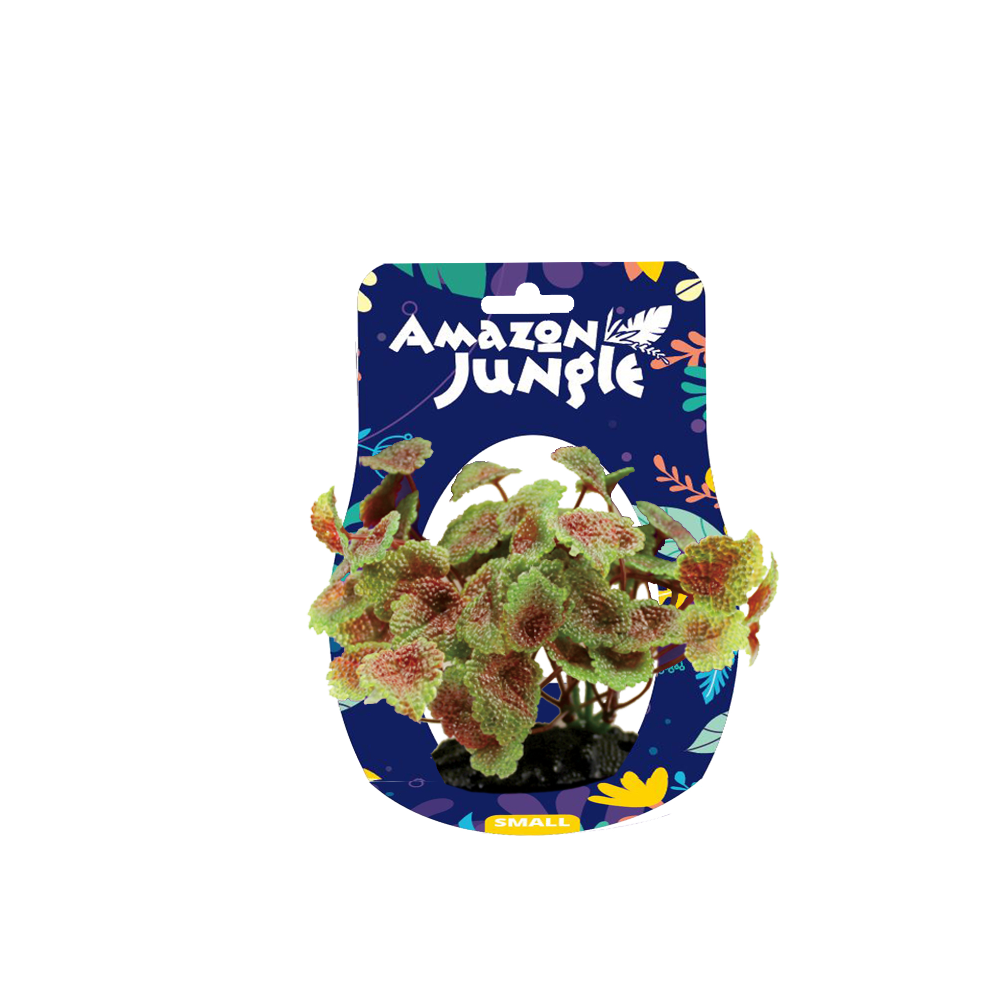 Amazon Jungle Flame Castella artificial aquarium plant stem, 10-12cm