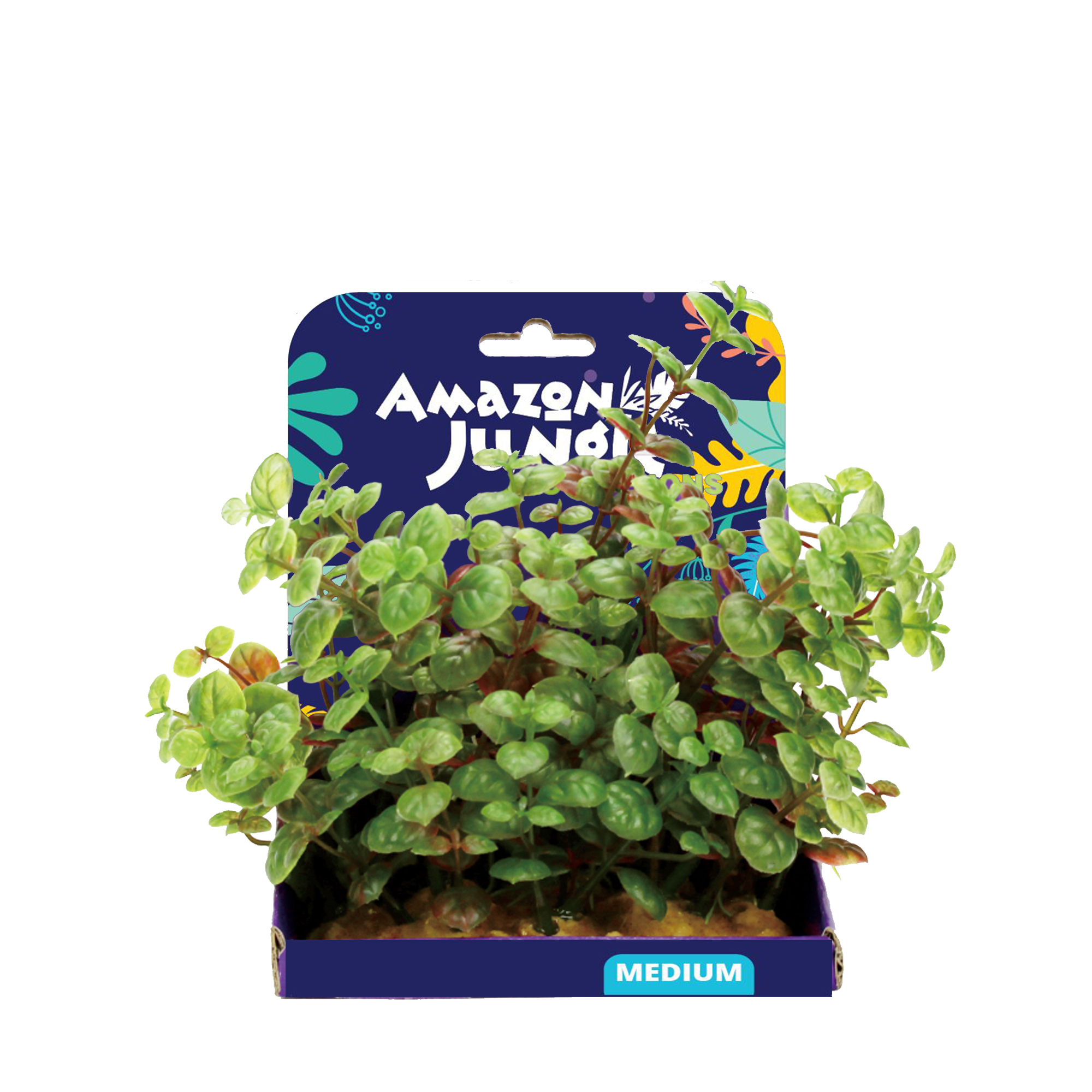 Amazon Jungle Ludwigia artificial aquarium plant stem, 15cm