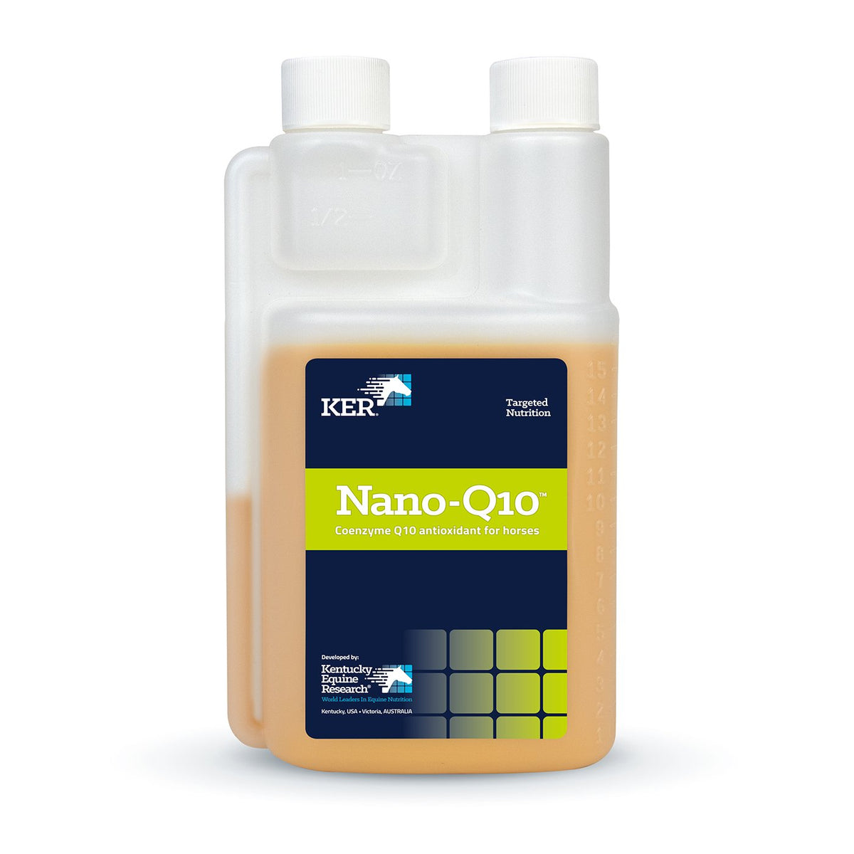 KER Nano-Q10 450ml bottle, nanodispersed coenzyme Q10 for horses